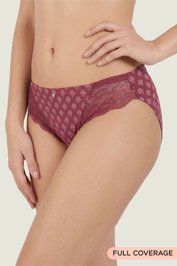 Maroon Print